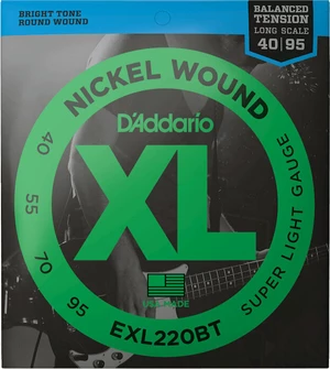 D'Addario EXL220BT Corzi pentru chitare bas