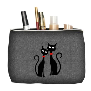 Bertoni Unisex's Cosmetic Bag Solo Czarne Koty