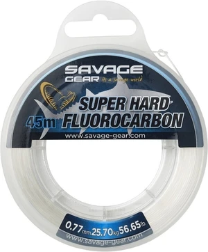 Savage Gear Super Hard Fluorocarbon Číra 0,77 mm 45 m 25,70 kg Vasec