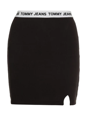 Tommy Jeans Skirt - TJW LOGO WAISTBAND HWK SKIRT black