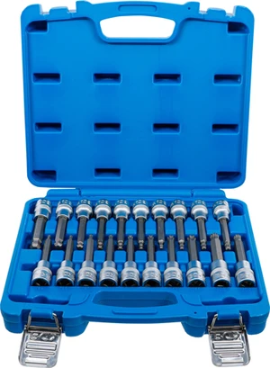 BGS technic Zástrčné hlavice Imbus, TORX a XZN s kuličkou 1/2", sada 20 dílů - BGS 5170