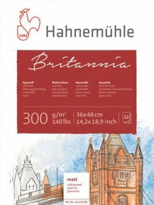 Blok pro akvarel HHM Britania 36x48cm 300g