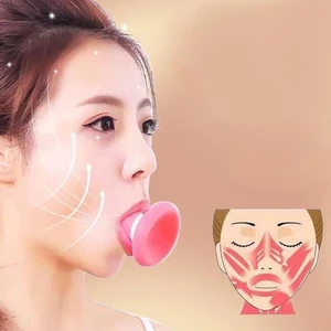 Silicone Mouth Jaw Exerciser Slimming Face Lift Tool Face Chin Lifting Double Wrinkle Blow Breath Exerciser V Thin Removal H1P8