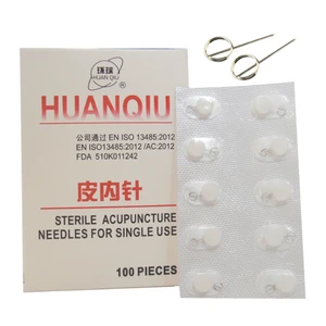 new 100pcs/box Press Needle Intradermal needles Huanqiu Acupuncture Needle Disposable Needle beauty massage