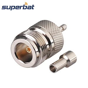 Superbat N Crimp Female Solder RF Coaxial Connector for Cable RG174,RG188A,RG316,LMR100