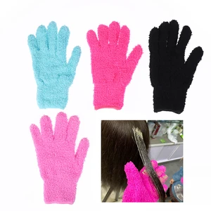 Hair Dye Gloves Bleach Blender Hairdressing Glove Salon Reusable Gloves For Perm Curling Heat Resistant Hair Stylist Accessories