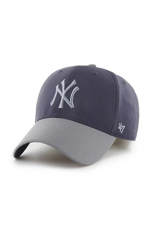 Kšiltovka 47brand MLB New York Yankees tmavomodrá barva, s aplikací