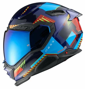 Nexx X.WST3 Fluence Blue/Red 3XL Helm