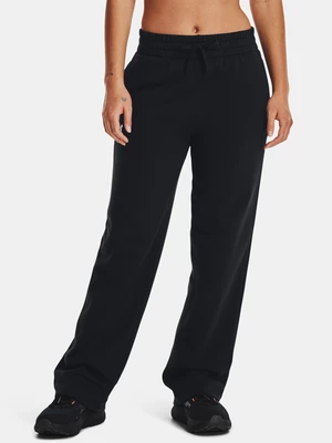 Čierne športové nohavice Under Armour UA Rival Flc Straight Pant