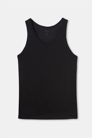 Dagi Men's Black Modal Singlet