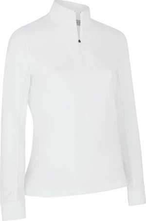 Callaway Womens Solid Sun Protection 1/4 Zip Brilliant White M