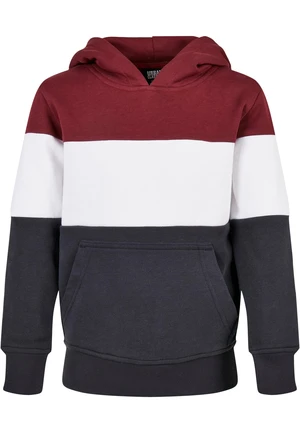 Boys 3-Tone Hoody port/white/navy