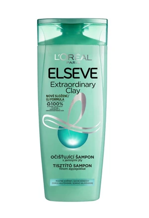 Loréal Paris Elseve Extraordinary Clay šampon pro rychle se mastící vlasy 400 ml