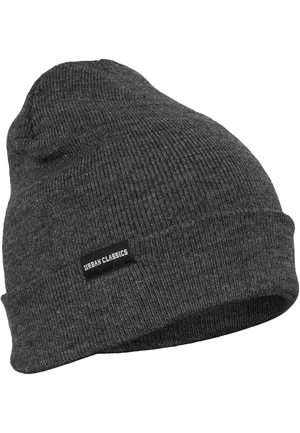 Basic Flap Beanie - Dark Grey