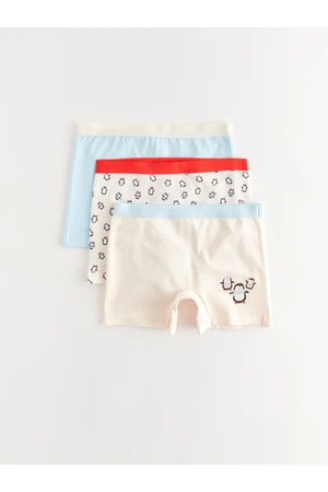 LC Waikiki Printed Cotton Girls' Boxer 3-pack