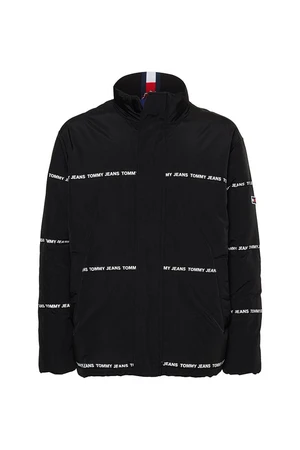 Jacket - Tommy Jeans TJM LOGO STRIPE PUFFER black