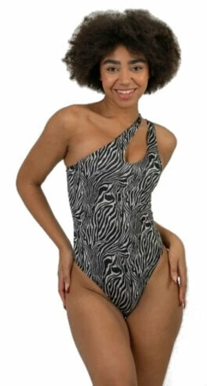 Nebbia Fortaleza Monokini - Zebra Zebra White S Costume Baie Femei