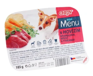 Chejn Mini Menu 185g - Hovädzie, zemiakov, mrkva a tymián