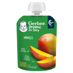 GERBER Kapsička mango 100% BIO 90 g 6m+