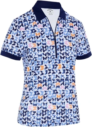 Callaway Metamorphosis Short Sleeve Womens Alb strălucitor XL Tricou polo