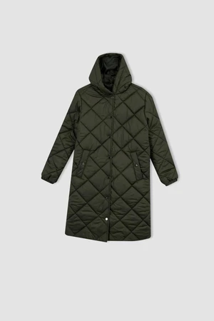 DEFACTO Water and Windproof Basic Hooded Jacket