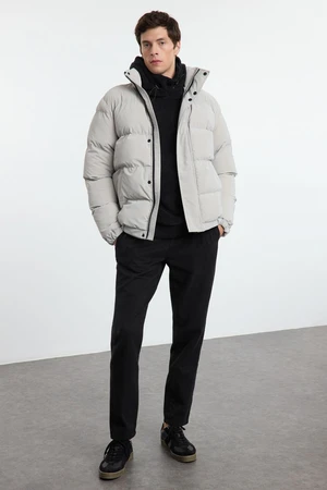 Trendyol Stone Regular Fit Winter Puffer Jacket