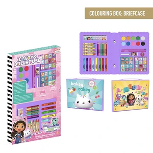 COLOURING STATIONERY SET BOX GABBY´S DOLLHOUSE