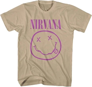 Nirvana Koszulka Purple Smiley Sand M