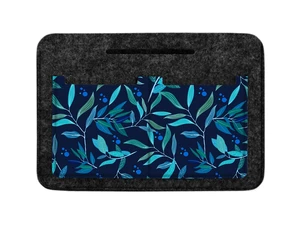 Bertoni Unisex's Felt Bag Organiser Oleander Navy Blue