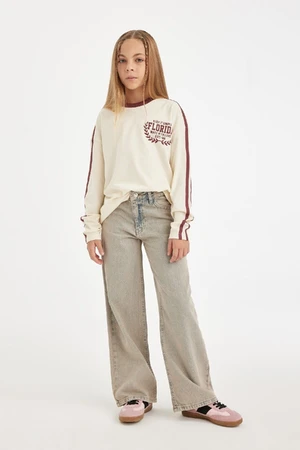 DEFACTO Girl's Wide Leg Wide Leg Trousers