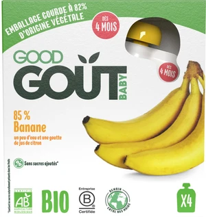 GOOD GOÛT Good Gout BIO Banán 4 x 85 g