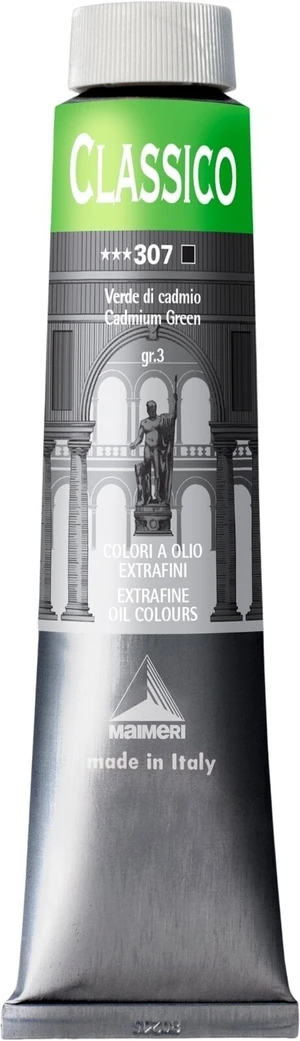 Maimeri Classico Olejová barva Cadmium Green 200 ml 1 ks