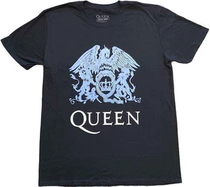 Queen Camiseta de manga corta Blue Crest Unisex Black M