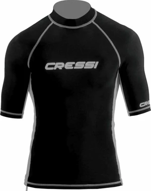 Cressi Rash Guard Man Short Sleeve Ing Black M