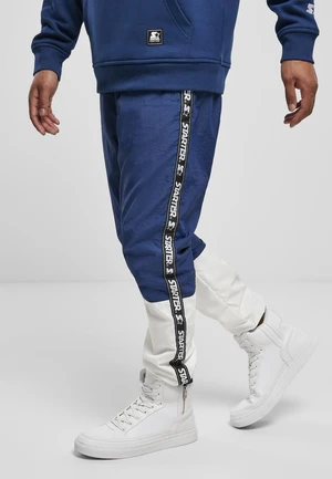 Starter Two Toned Jogging Pants Blue Night/White