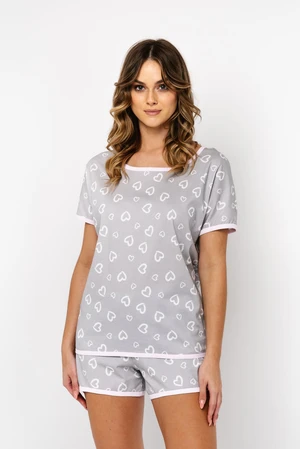 Women's pyjamas Noelia, short sleeves, short legs - print