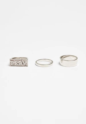 Pray Ring Set - Silver Colors