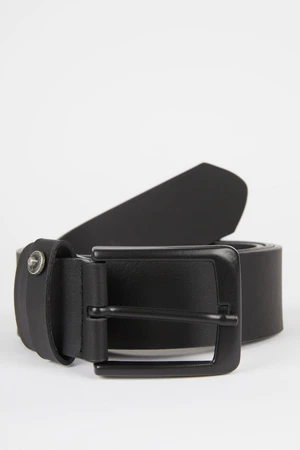 DEFACTO Men's Faux Leather Jean Belt