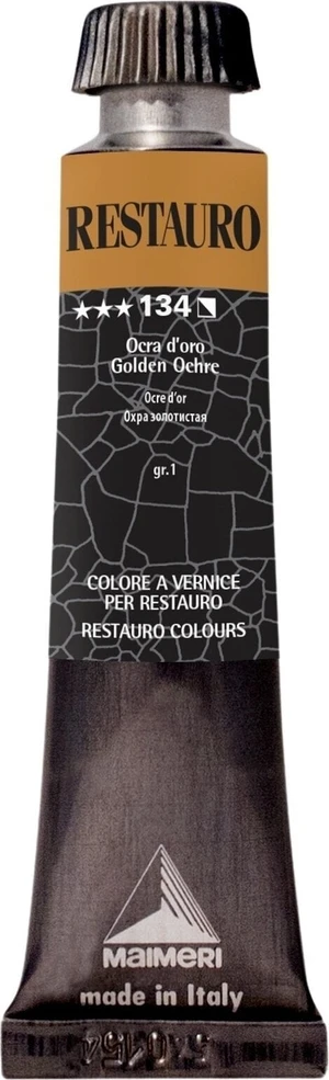 Maimeri Varnish Restauro Peinture de restauration Golden Ochre 134 20 ml 1 pc