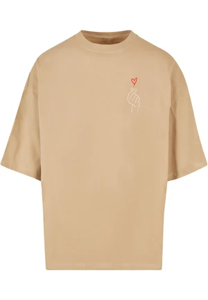 Men's T-shirt K Heart Huge beige