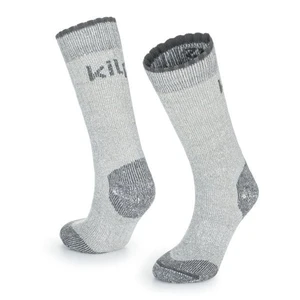 Thick merino wool socks Kilpi LECCO-U light gray