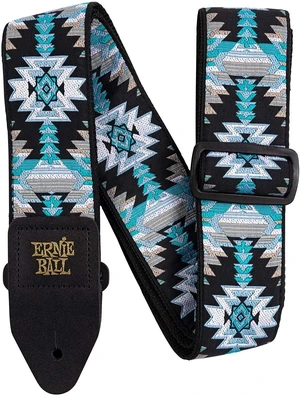 Ernie Ball 4609 Gitarový pás Albuquerque Blue Jacquard