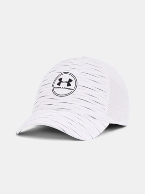 Under Armour Cap Iso-chill Driver Mesh-WHT - Mens