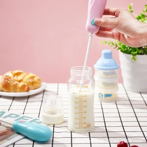 Milk powder stirrer electric milk mixer mini portable handheld coffee milk cooking stick blender home infant feeding mixer