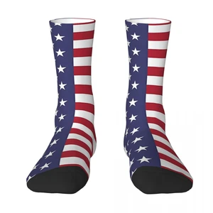 US Flag Sock Socks Men Women Polyester Stockings Customizable Design