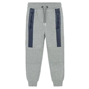 Sportovní kalhoty- šedé - 116 GREY MELANGE