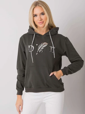 Dark khaki hoodie hooded Sheridan