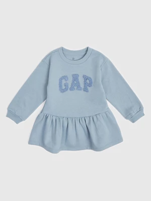 Modré holčičí mikinové šaty GAP