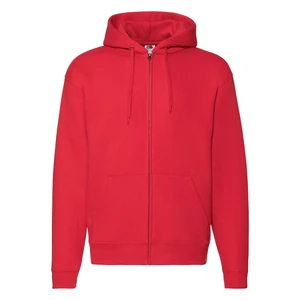 Red Men's Hoodie Premium Fruit of the Loom