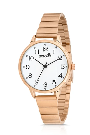 Polo Air Classic Numeral Women's Wristwatch Copper Color